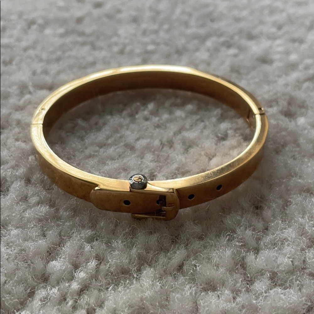 Henri Bendel gold bangle bracelet